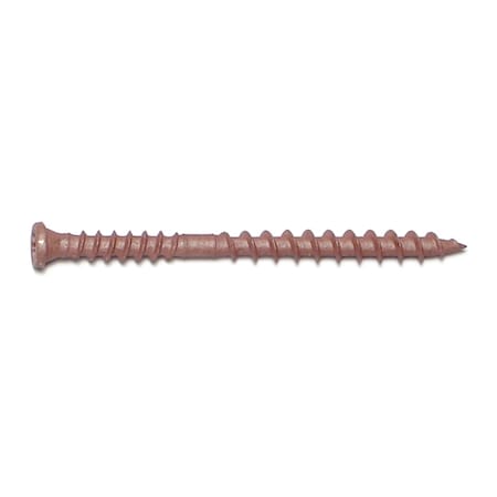Saberdrive Deck Screw, #10 x 2-1/2 in, Steel, Pan Head, Torx Drive, 426 PK 09675